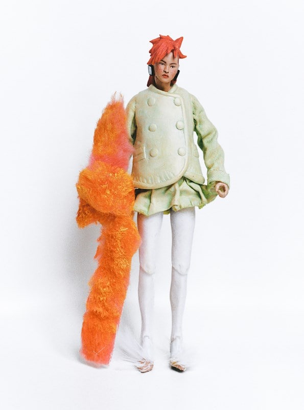 Pull Letter Supermodels Ceramic Objet d&#39;Art 2