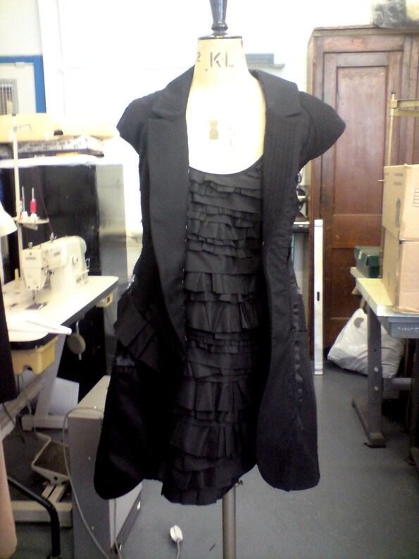 Erika Trotzig gusset patchwork coat. 2