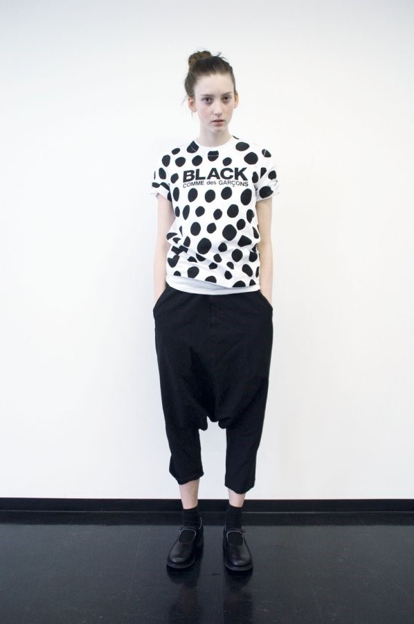 Comme des garcons black button outlet up