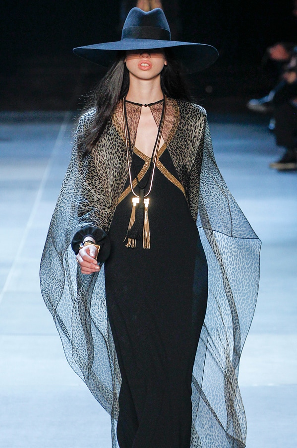 Lily McMenamy at Saint Laurent 2