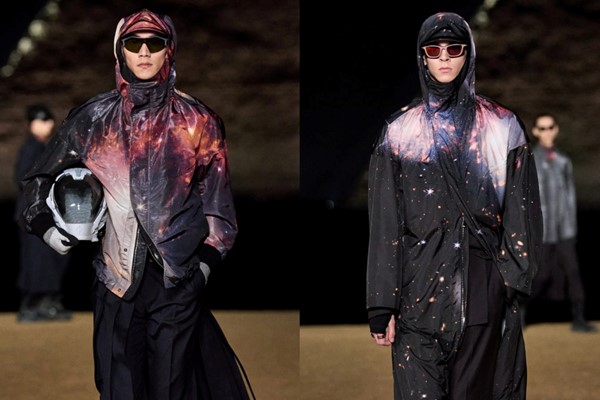 Dior has officially resurrected the 2010s galaxy print