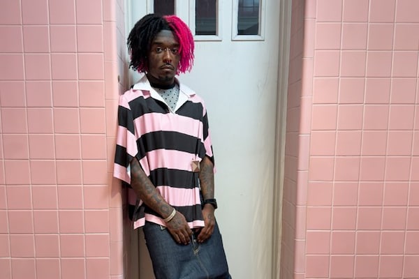 lil uzi pink dress Leave my heart home #liluzivert