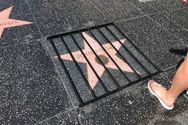 Donald Trump’s Hollywood star has been put behind bars | Dazed