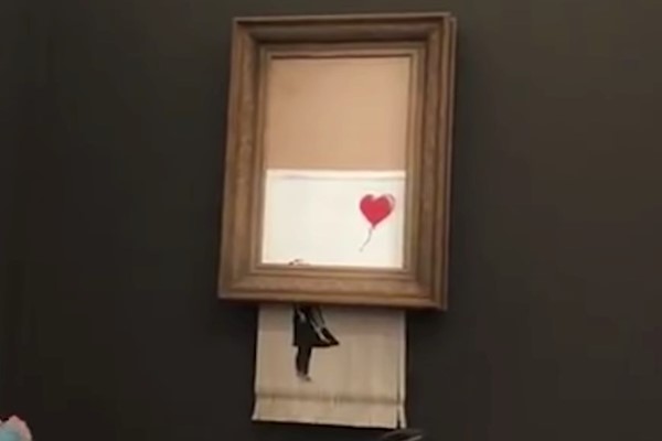 The woman who bought the shredded Banksy artwork is keeping it | Dazed