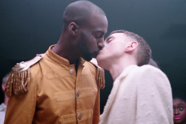 First Kiss Lyrics Gay love | Poster