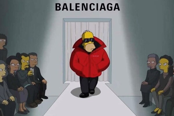 Balenciaga's SS22 show was a special episode of The Simpsons