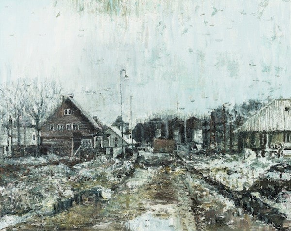 Home (Gatersleben), 2013. Oil on canvas, 80 x 100 cm.