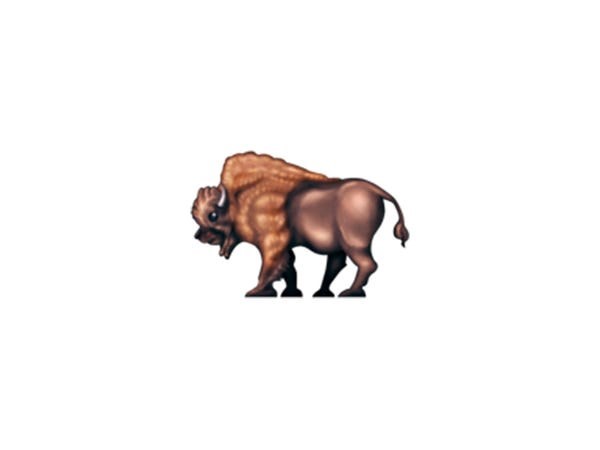Bison emoji