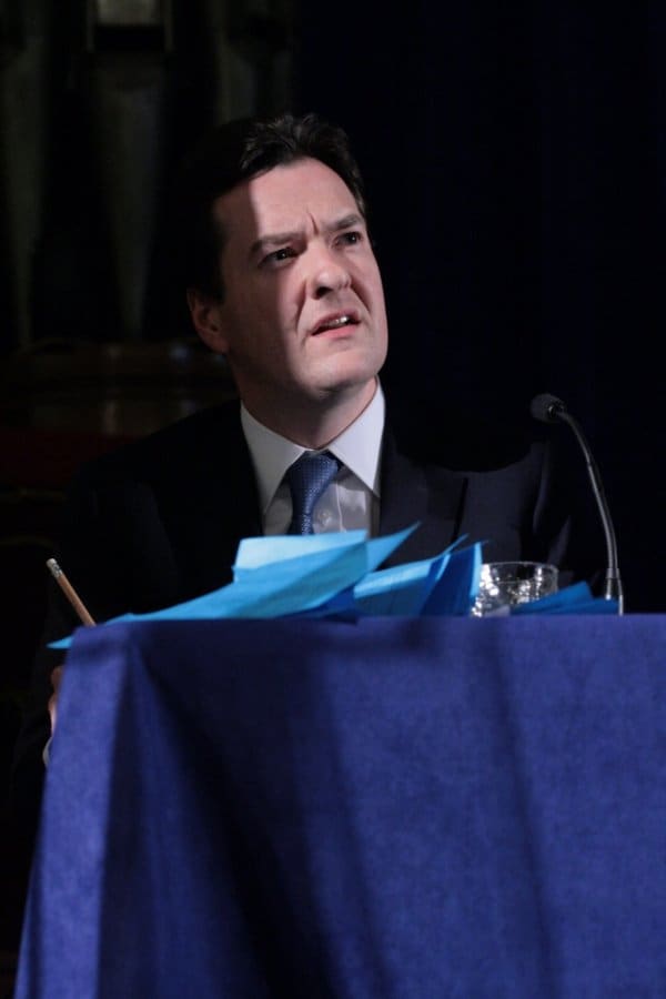 Conservative shadow chancellor of the Exchequer, G 13