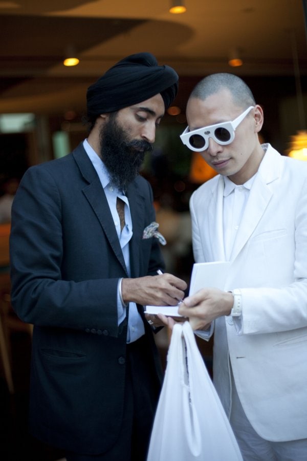Waris Ahluwalia &amp; Terence Koh. Shot by David Benne