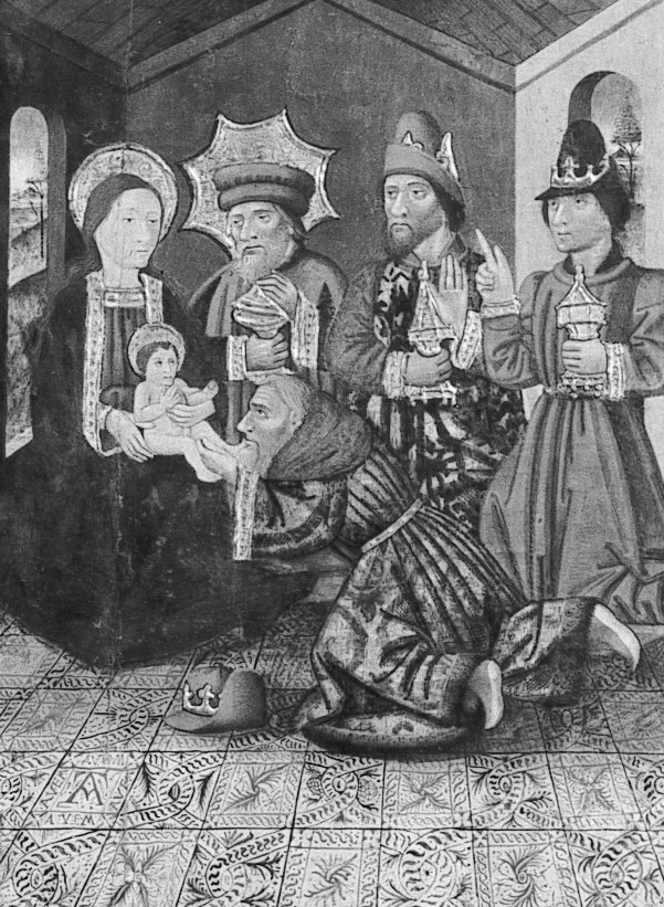 Virgin and Child Enthroned with Scenes