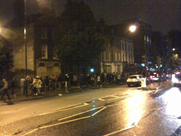 Queue at Rhythm Factory, Whitechapel 9