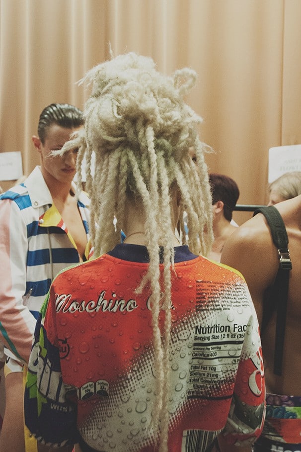 Moschino SS15 Mens collections, Dazed backstage 8