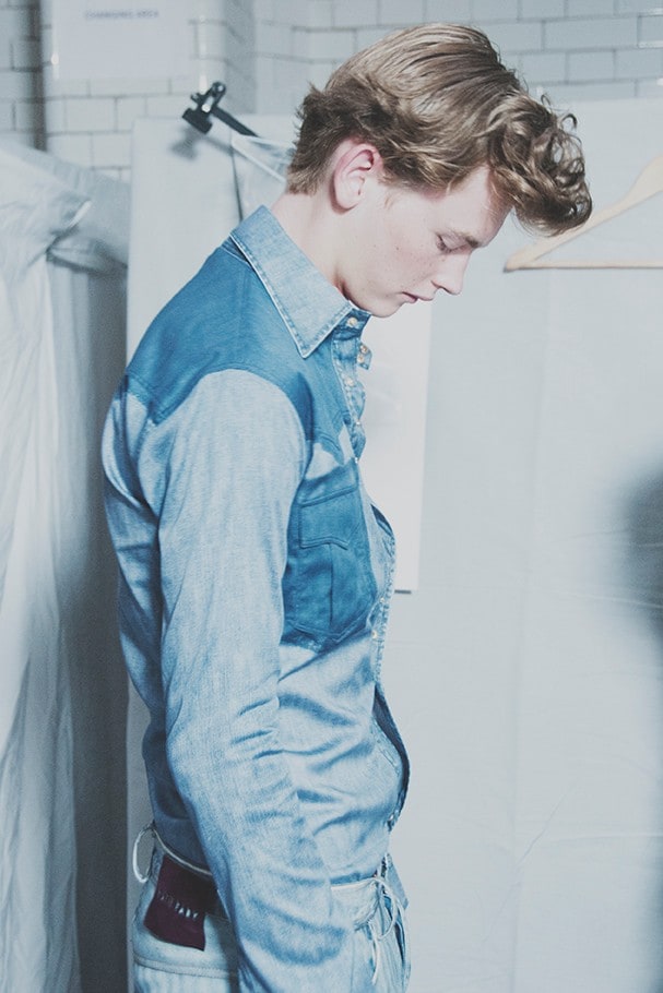 Katie Eary SS15 menswear backstage Dazed 7