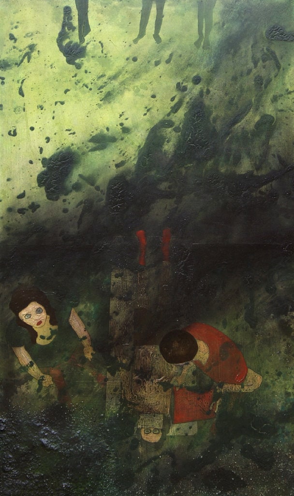 Waterboarding, 2011, Oil on canvas, 200 x 140 cm 17