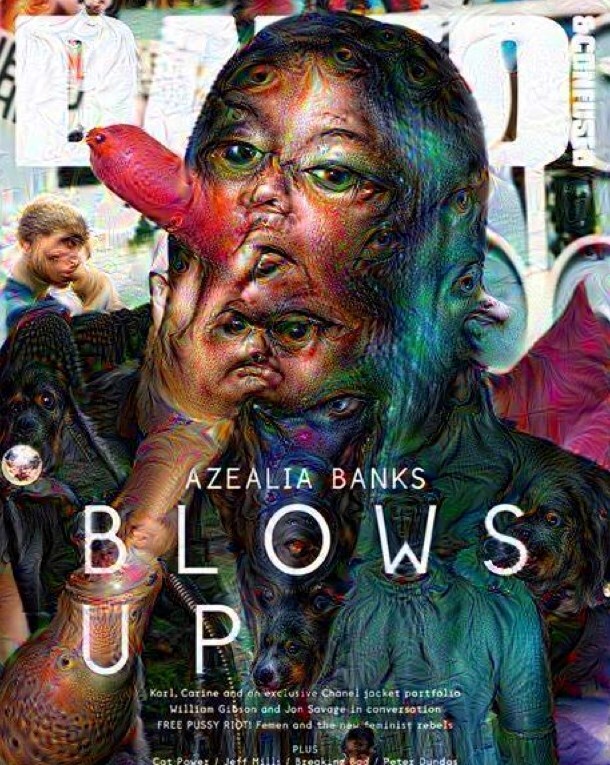 Azealia through Deep Dream 4