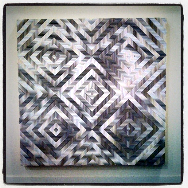  Line Study in Five Squares - Johnny Abrahams: 35x 2