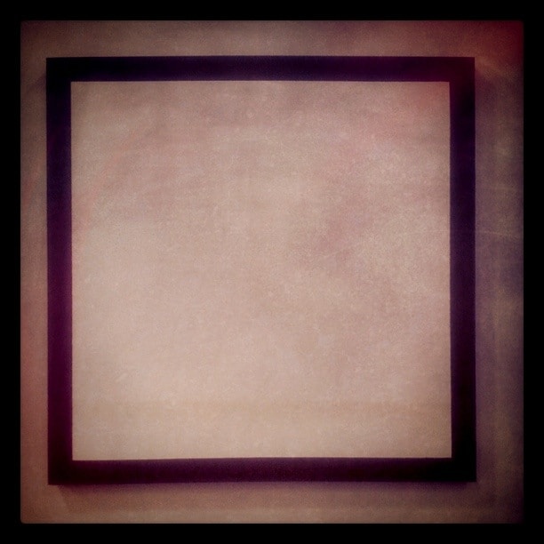 Wet (Mud and White) - Angela De la Cruz: 123x123 c 0
