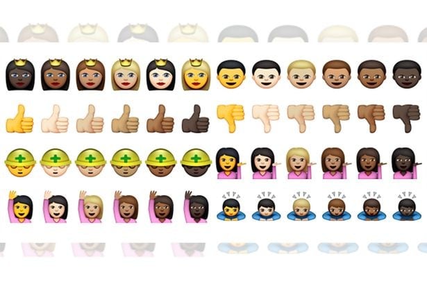 Apple racially diverse emoji