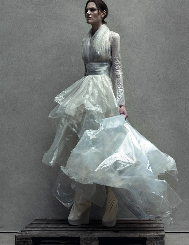 Gareth Pugh 10 Years Dazed Archive AW14 Photoshoot White 27
