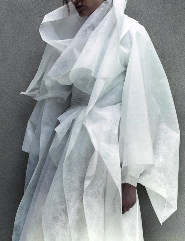 Gareth Pugh 10 Years Dazed Archive AW14 Photoshoot White 29