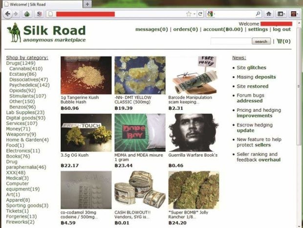 Silk Road 2.0 homepage