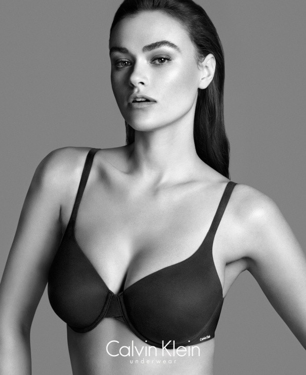 Myla Dalbesio Calvin Klein lingerie campaign