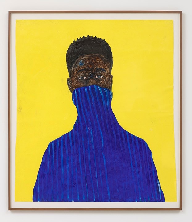 Amoako Boafo, “Blue Pullover” 19