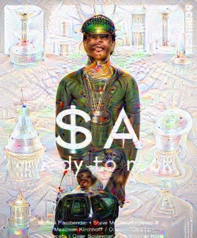ASAP Rocky through Deep Dream 2