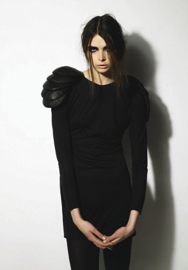 Hannah Marshall shoulder capped dress. 8