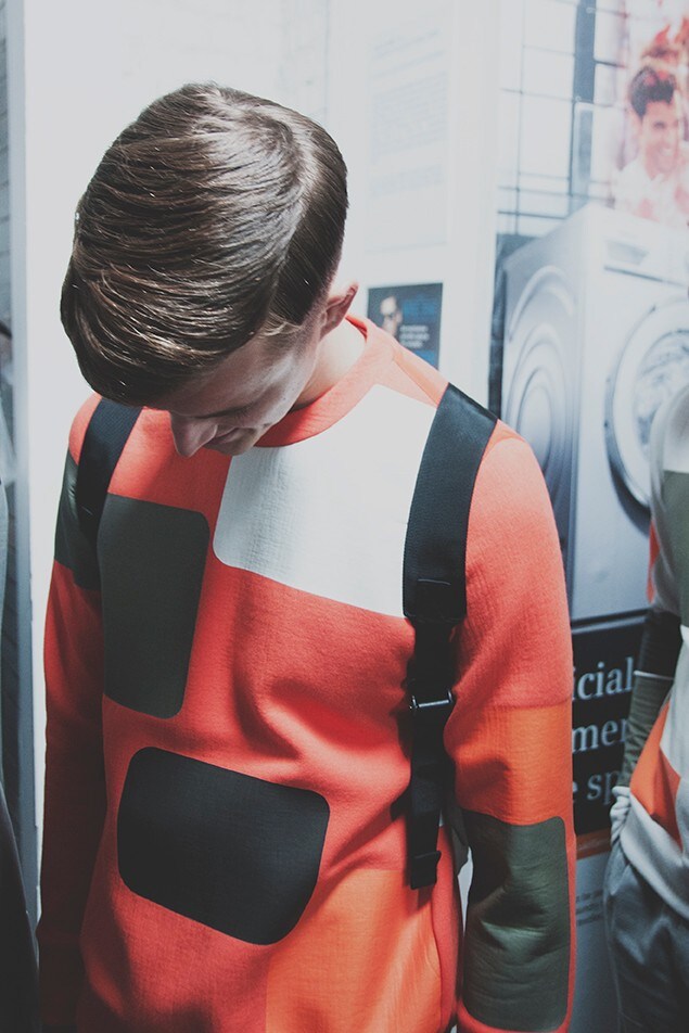 Christopher Raeburn SS15 Mens collections, Dazed backstage 19