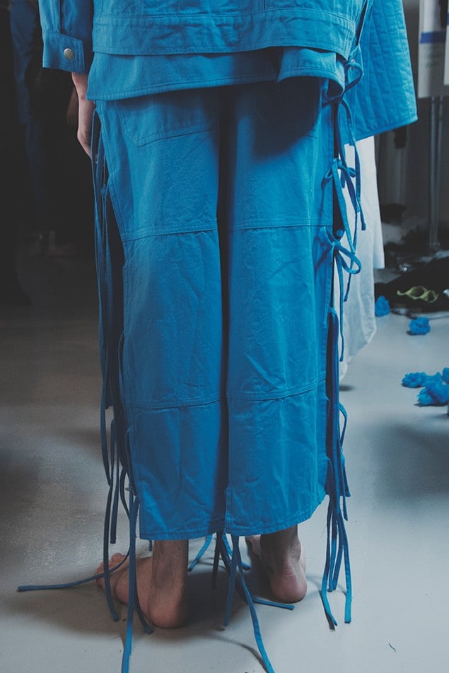 Craig Green SS15 Mens collections, Dazed backstage 28