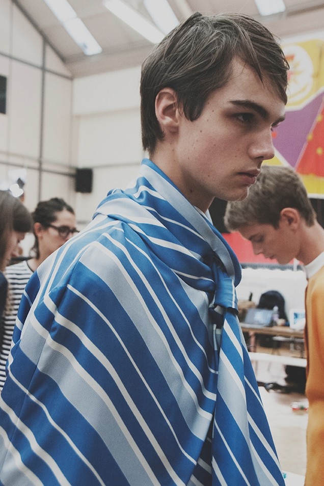 J.W. Anderson SS15 Mens collection, Dazed backstage 5