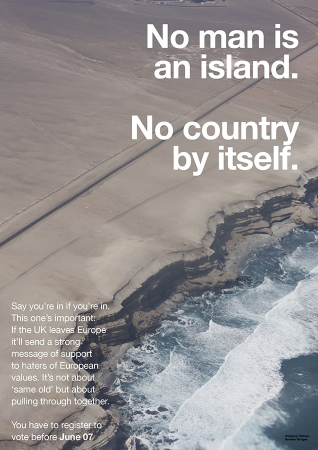 EU Campaign Wolfgang Tillmans - Between Bridges_2 2