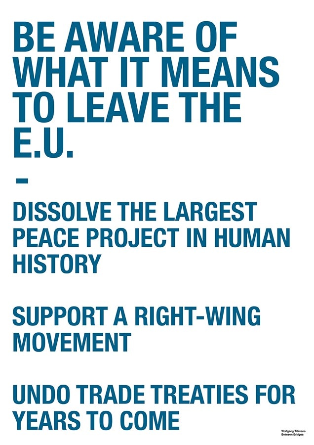 EU Campaign Wolfgang Tillmans - Between Bridges_8 8