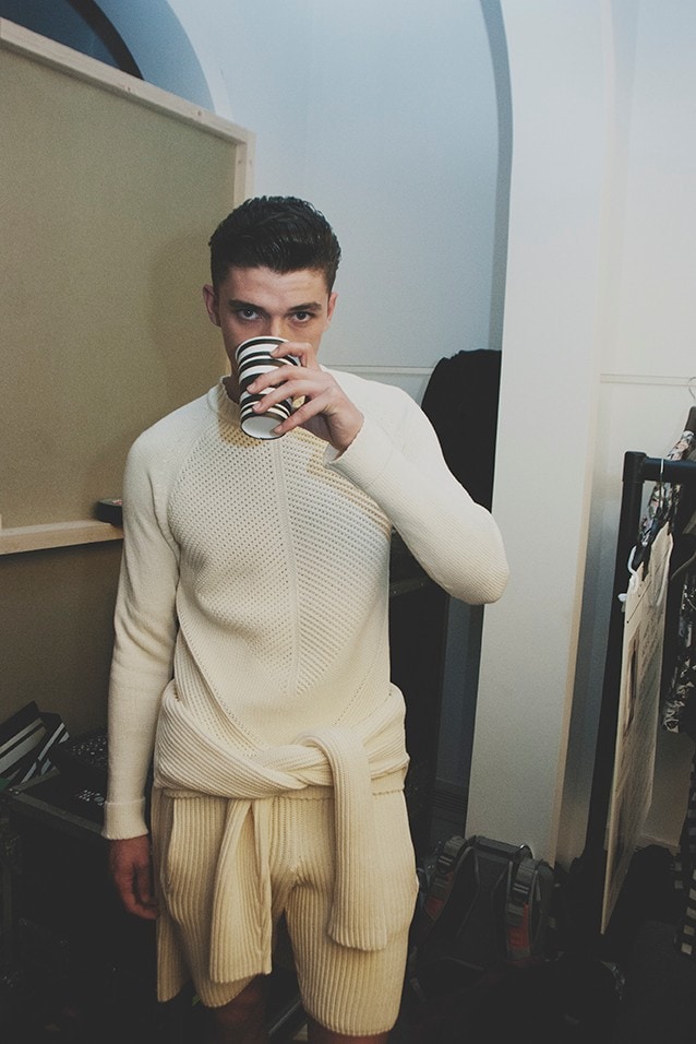 Joseph SS15 Mens collections, Dazed backstage 14