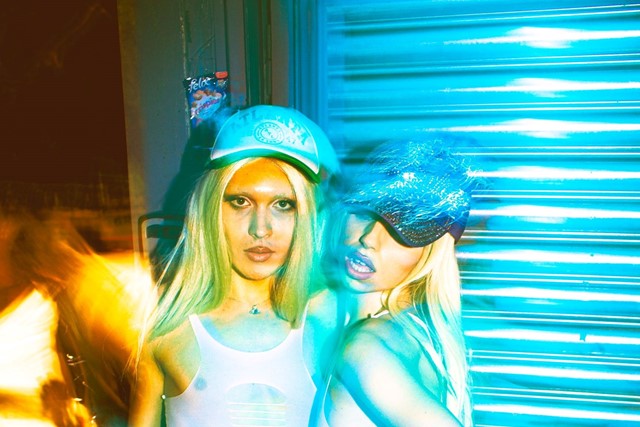 Photos of the 'stupid fashion bimbos' at underground rave OPIA