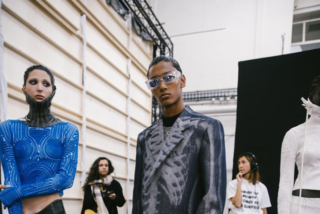 Ib Kamara's first Off-White SS23 show in Paris was a celebration