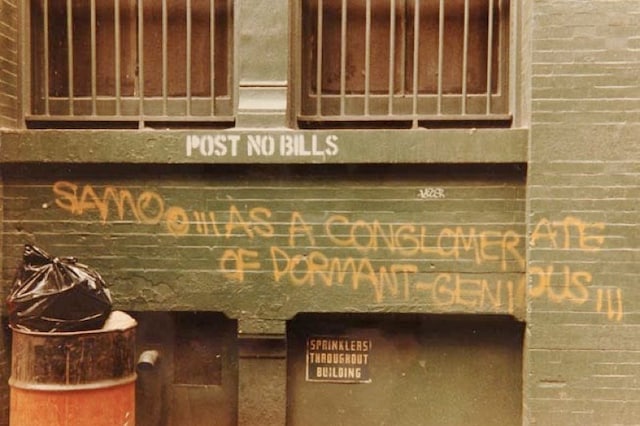 The story of SAMO©, Basquiat’s first art project | Dazed
