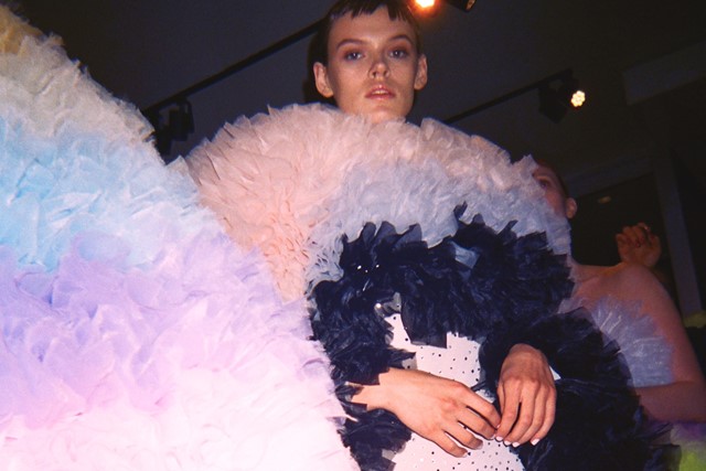 The Marc Jacobs-approved designer behind the giant tulle looks all 