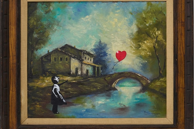 Keep Smiling by Mr Brainwash