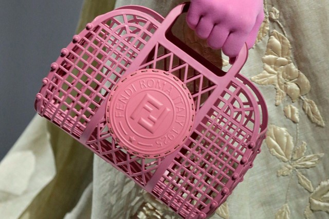 Fendi SS21 Recycled PVC Basket Handbag Collection