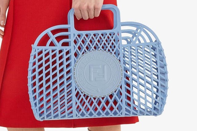 Fendi SS21 Recycled PVC Basket Handbag Collection