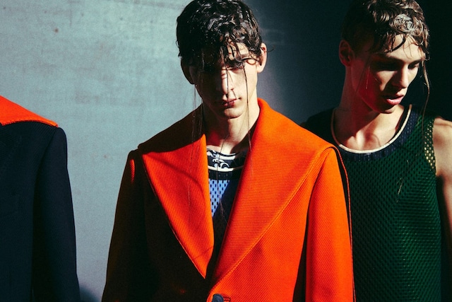 Raf Simons SS15 Mens collections, Dazed backstage 