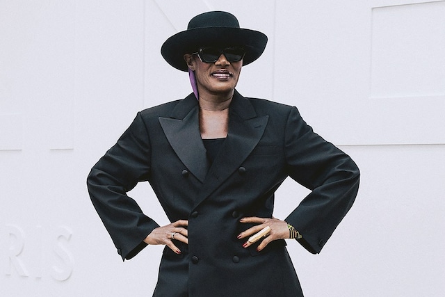 Grace Jones at Celine SS27 men’s