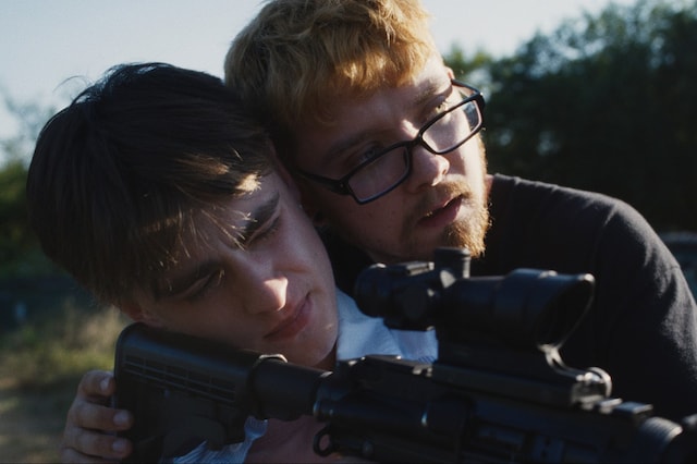 Asa Butterfield and Jaeden Martell in Our Hero, Balthazar