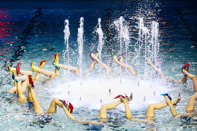 What went down at Christian Louboutin's crazy, camp PFW show What went down at Christian Louboutin's crazy, camp PFW show