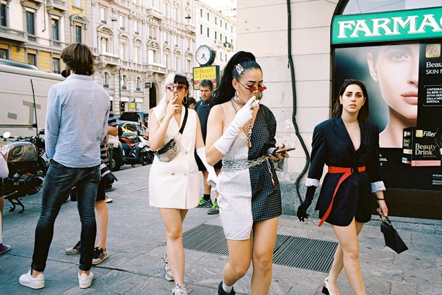 London Fashion Week Street Style SS24 by Yu Fujiwara