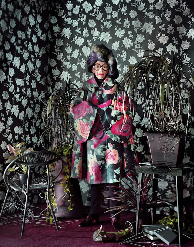 Clothing by Comme des Gar&#231;ons AW12; headpiece by D