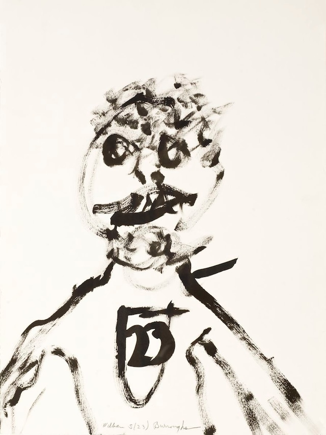 William S. Burroughs, 23, marker and gunshots on p 0